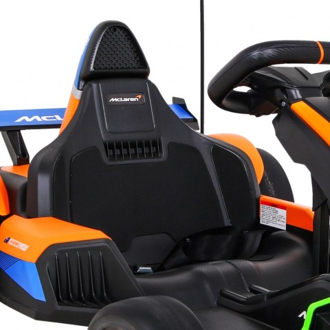 Gokart McLaren Drift na akumulator dla dzieci + Funkcja driftu + Sportowe siedzenie + Światła LED + Wolny Start + EVA Gokart McLaren Drift na akumulator dla dzieci + Funkcja driftu + Sportowe siedzenie + Światła LED + Wolny Start + EVA