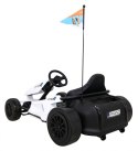 Gokart Speed 7 Drift King na akumulator dla dzieci Biały + Funkcja driftu + Sportowe siedzenie + 2 Prędkości + EVA Gokart Speed 7 Drift King na akumulator dla dzieci Biały + Funkcja driftu + Sportowe siedzenie + 2 Prędkości + EVA