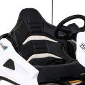 Gokart Speed 7 Drift King na akumulator dla dzieci Biały + Funkcja driftu + Sportowe siedzenie + 2 Prędkości + EVA Gokart Speed 7 Drift King na akumulator dla dzieci Biały + Funkcja driftu + Sportowe siedzenie + 2 Prędkości + EVA