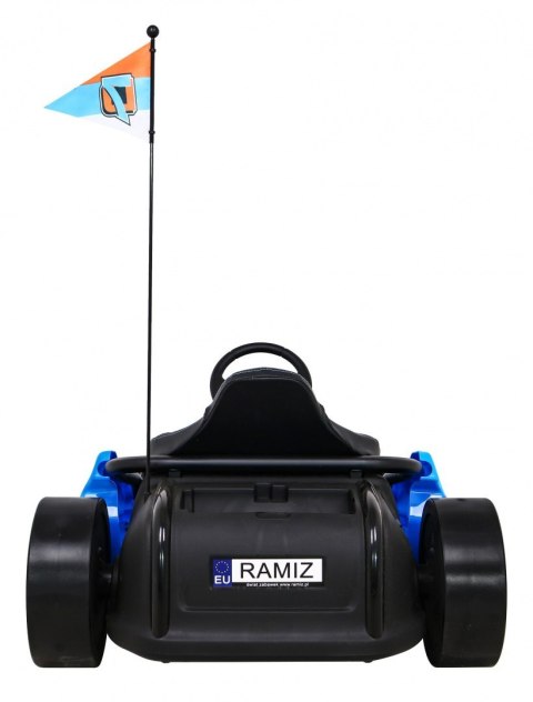 Gokart Speed 7 Drift King na akumulator dla dzieci Niebieski + Funkcja driftu + Sportowe siedzenie + 2 Prędkości + EVA Gokart Speed 7 Drift King na akumulator dla dzieci Niebieski + Funkcja driftu + Sportowe siedzenie + 2 Prędkości + EVA