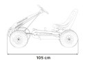 Gokart na Pedały AIR PerHour dla dzieci Różowy + Hamulec ręczny + Pompowane koła + Regulacja siedzenia Gokart na Pedały AIR PerHour dla dzieci Różowy + Hamulec ręczny + Pompowane koła + Regulacja siedzenia