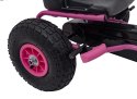 Gokart na Pedały AIR PerHour dla dzieci Różowy + Hamulec ręczny + Pompowane koła + Regulacja siedzenia Gokart na Pedały AIR PerHour dla dzieci Różowy + Hamulec ręczny + Pompowane koła + Regulacja siedzenia