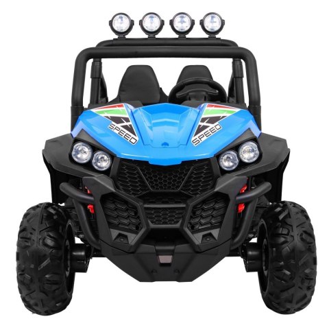 Grand Buggy Strong Lift dla dzieci Niebieski + Napęd 4x4 + Pilot + Bagażnik + Radio MP3 + LED Grand Buggy Strong Lift dla dzieci Niebieski + Napęd 4x4 + Pilot + Bagażnik + Radio MP3 + LED