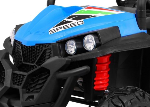 Grand Buggy Strong Lift dla dzieci Niebieski + Napęd 4x4 + Pilot + Bagażnik + Radio MP3 + LED Grand Buggy Strong Lift dla dzieci Niebieski + Napęd 4x4 + Pilot + Bagażnik + Radio MP3 + LED