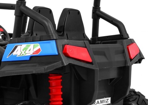 Grand Buggy Strong Lift dla dzieci Niebieski + Napęd 4x4 + Pilot + Bagażnik + Radio MP3 + LED Grand Buggy Strong Lift dla dzieci Niebieski + Napęd 4x4 + Pilot + Bagażnik + Radio MP3 + LED