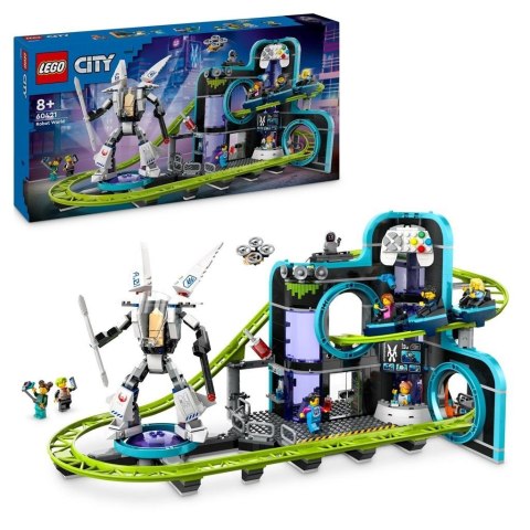 LEGO(R) CITY 60421 Park świat robotów z rollercoast. LEGO(R) CITY 60421 Park świat robotów z rollercoast.