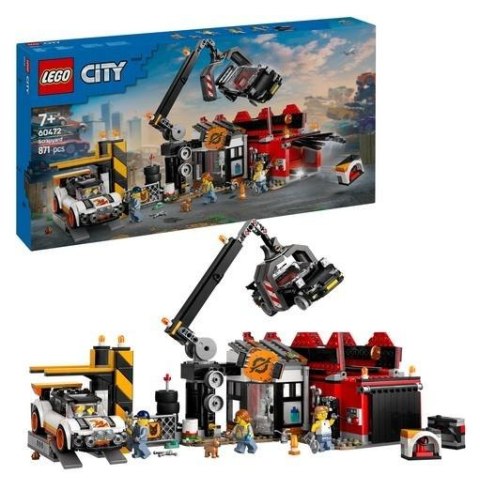 LEGO(R) CITY 60472 Złomowisko z samochodami LEGO(R) CITY 60472 Złomowisko z samochodami