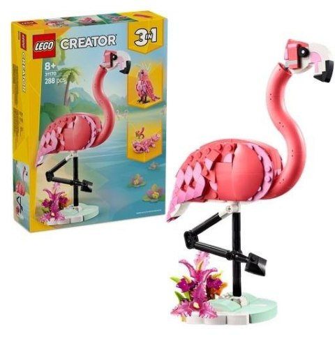 LEGO(R) CREATOR 31170 Dzikie zwierzęta: róż flaming LEGO(R) CREATOR 31170 Dzikie zwierzęta: róż flaming