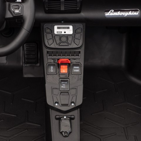Lamborghini Aventador SV na akumulator dla 2 dzieci Czerwony + Silnik bezszczotkowy + Pompowane koła + Audio LED Lamborghini Aventador SV na akumulator dla 2 dzieci Czerwony + Silnik bezszczotkowy + Pompowane koła + Audio LED