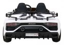 Lamborghini SVJ DRIFT dla 2 dzieci Biały + Funkcja driftu + Pilot + MP3 LED + Wolny Start