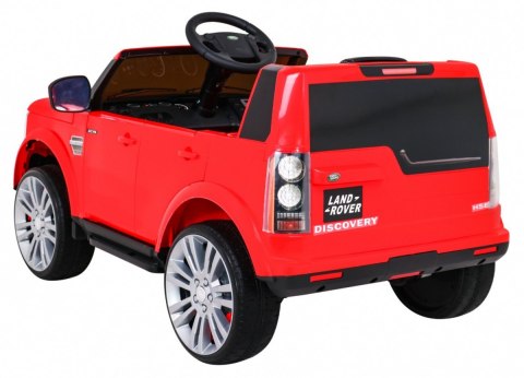 Land Rover Discovery Autko elektryczne dla dzieci Czerwony + Pilot + Koła EVA + Wolny Start + Radio MP3 Land Rover Discovery Autko elektryczne dla dzieci Czerwony + Pilot + Koła EVA + Wolny Start + Radio MP3