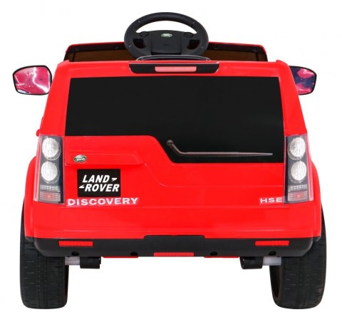 Land Rover Discovery Autko elektryczne dla dzieci Czerwony + Pilot + Koła EVA + Wolny Start + Radio MP3 Land Rover Discovery Autko elektryczne dla dzieci Czerwony + Pilot + Koła EVA + Wolny Start + Radio MP3