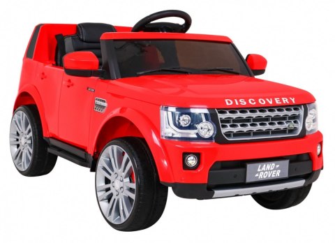 Land Rover Discovery Autko elektryczne dla dzieci Czerwony + Pilot + Koła EVA + Wolny Start + Radio MP3 Land Rover Discovery Autko elektryczne dla dzieci Czerwony + Pilot + Koła EVA + Wolny Start + Radio MP3