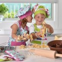 Fartuch kuchenny rękawica czapka dla dzieci auta zestaw kucharza dziecięcy 3 elementy