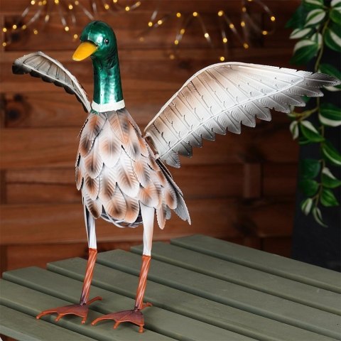 Figurka ogrodowa metalowa kaczor 51,5x24x41 cm Figurka ogrodowa metalowa kaczor 51,5x24x41 cm