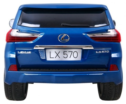 Lexus LX570 Lakierowane Autko dla 2 dzieci Niebieski + Pilot + Koła EVA + Radio MP3 LED Lexus LX570 Lakierowane Autko dla 2 dzieci Niebieski + Pilot + Koła EVA + Radio MP3 LED