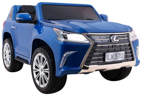 Lexus LX570 Lakierowane Autko dla 2 dzieci Niebieski + Pilot + Koła EVA + Radio MP3 LED Lexus LX570 Lakierowane Autko dla 2 dzieci Niebieski + Pilot + Koła EVA + Radio MP3 LED