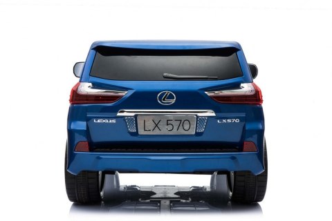 Lexus LX570 Lakierowane Autko dla 2 dzieci Niebieski + Pilot + Koła EVA + Radio MP3 LED Lexus LX570 Lakierowane Autko dla 2 dzieci Niebieski + Pilot + Koła EVA + Radio MP3 LED