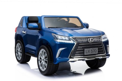 Lexus LX570 Lakierowane Autko dla 2 dzieci Niebieski + Pilot + Koła EVA + Radio MP3 LED Lexus LX570 Lakierowane Autko dla 2 dzieci Niebieski + Pilot + Koła EVA + Radio MP3 LED