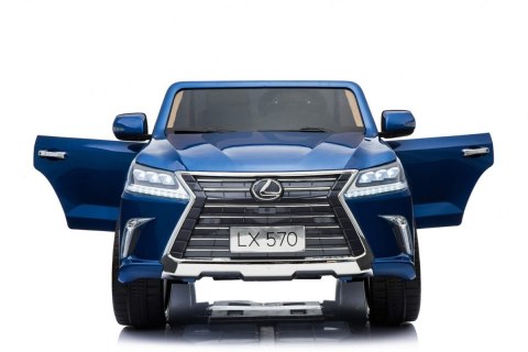 Lexus LX570 Lakierowane Autko dla 2 dzieci Niebieski + Pilot + Koła EVA + Radio MP3 LED Lexus LX570 Lakierowane Autko dla 2 dzieci Niebieski + Pilot + Koła EVA + Radio MP3 LED