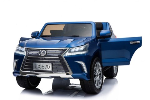 Lexus LX570 Lakierowane Autko dla 2 dzieci Niebieski + Pilot + Koła EVA + Radio MP3 LED Lexus LX570 Lakierowane Autko dla 2 dzieci Niebieski + Pilot + Koła EVA + Radio MP3 LED