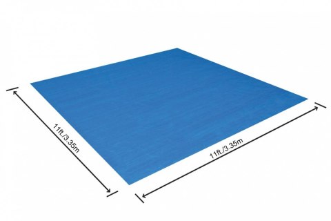 Mata pod basen ogrodowy 305cm/10FT BESTWAY 335x335cm Mata pod basen ogrodowy 305cm/10FT BESTWAY 335x335cm