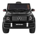 Mercedes AMG G63 dla dzieci Lakier Czarny + Pilot + MP3 LED + Wolny Start + EVA + Pasy
