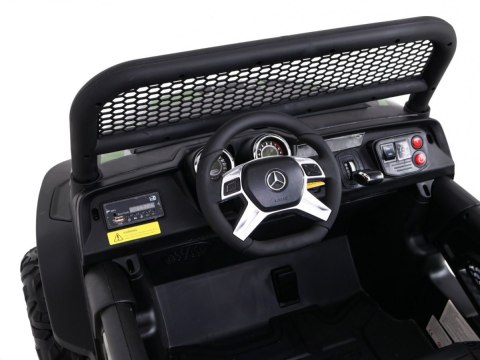 Mercedes Benz Unimog dla dzieci Lakier Moro + Napęd 4x4 + Pilot + Bagażnik + Wolny Start + Radio MP3 + LED Mercedes Benz Unimog dla dzieci Lakier Moro + Napęd 4x4 + Pilot + Bagażnik + Wolny Start + Radio MP3 + LED