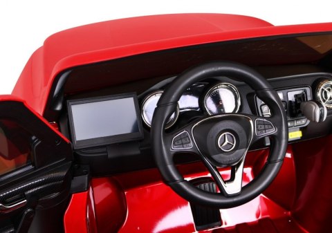 Mercedes Benz X-Class dla dzieci Lakier Czerwony + Pilot + Napęd 4x4 + MP4 + Bagażnik + EVA Mercedes Benz X-Class dla dzieci Lakier Czerwony + Pilot + Napęd 4x4 + MP4 + Bagażnik + EVA