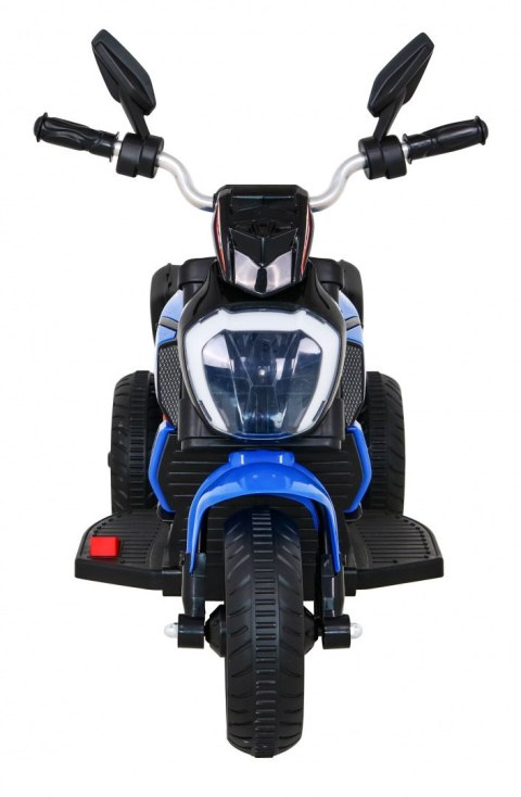 Motorek Fast Tourist na akumulator dla dzieci Niebieski + Audio + Światła + Ekoskóra Motorek Fast Tourist na akumulator dla dzieci Niebieski + Audio + Światła + Ekoskóra