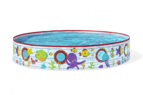 Ogrodowy Basenik dla dzieci Podwodny Świat BESTWAY 152x25cm Ogrodowy Basenik dla dzieci Podwodny Świat BESTWAY 152x25cm