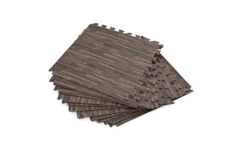 Piankowa Mata pod basen ogrodowy Imitacja drewna 12 szt. 50x50cm BESTWAY Piankowa Mata pod basen ogrodowy Imitacja drewna 12 szt. 50x50cm BESTWAY