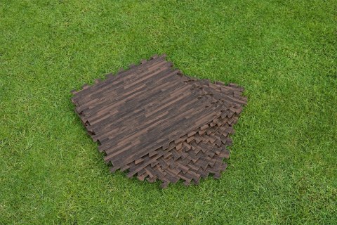 Piankowa Mata pod basen ogrodowy Imitacja drewna 12 szt. 50x50cm BESTWAY Piankowa Mata pod basen ogrodowy Imitacja drewna 12 szt. 50x50cm BESTWAY