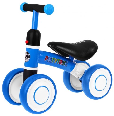 Pierwszy Rowerek biegowy PettyTrike dla dzieci Niebieski 4-kołowy Jeździk SporTrike Pierwszy Rowerek biegowy PettyTrike dla dzieci Niebieski 4-kołowy Jeździk SporTrike