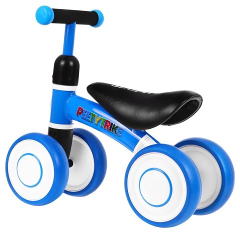Pierwszy Rowerek biegowy PettyTrike dla dzieci Niebieski 4-kołowy Jeździk SporTrike Pierwszy Rowerek biegowy PettyTrike dla dzieci Niebieski 4-kołowy Jeździk SporTrike