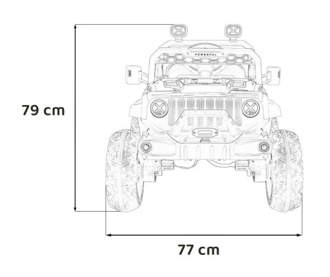 Pojazd OFF ROAD Speed Biały Pojazd OFF ROAD Speed Biały