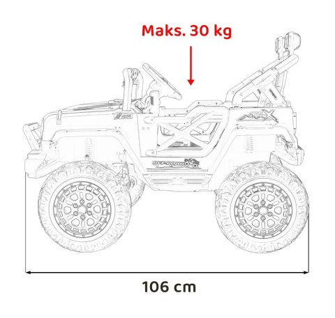 Pojazd OFF ROAD Speed Biały Pojazd OFF ROAD Speed Biały