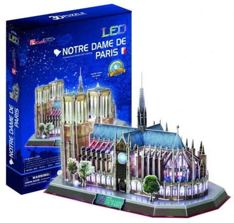 Puzzle 3D Katedra Notre Dame LED Puzzle 3D Katedra Notre Dame LED