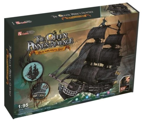 Puzzle 3D Okręt piracki Zemsta Królowej Anny XL Puzzle 3D Okręt piracki Zemsta Królowej Anny XL