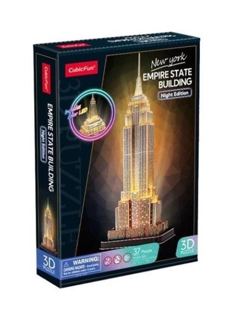 Puzzle 3d Empire State Building (wersja nocna) Puzzle 3d Empire State Building (wersja nocna)