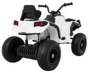 Quad ATV Air na akumulator dla dzieci Biały + Koła pompowane + Radio MP3 + Wolny Start Quad ATV Air na akumulator dla dzieci Biały + Koła pompowane + Radio MP3 + Wolny Start