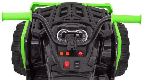 Quad ATV na akumulator dla dzieci Czarno-zielony + Koła EVA + Radio MP3 + LED + Wolny Start Quad ATV na akumulator dla dzieci Czarno-zielony + Koła EVA + Radio MP3 + LED + Wolny Start