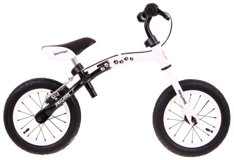 Rowerek biegowy dla dzieci Boomerang SporTrike Biały Nauki jazdy + Zmienny układ ramy Rowerek biegowy dla dzieci Boomerang SporTrike Biały Nauki jazdy + Zmienny układ ramy