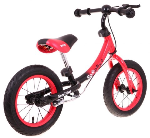 Rowerek biegowy dla dzieci Boomerang SporTrike Czerwony Nauki jazdy + Zmienny układ ramy Rowerek biegowy dla dzieci Boomerang SporTrike Czerwony Nauki jazdy + Zmienny układ ramy