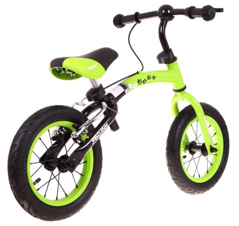 Rowerek biegowy dla dzieci Boomerang SporTrike Zielony Nauki jazdy + Zmienny układ ramy Rowerek biegowy dla dzieci Boomerang SporTrike Zielony Nauki jazdy + Zmienny układ ramy