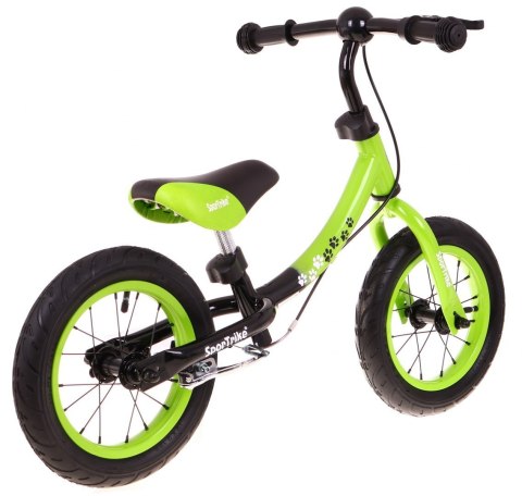 Rowerek biegowy dla dzieci Boomerang SporTrike Zielony Nauki jazdy + Zmienny układ ramy Rowerek biegowy dla dzieci Boomerang SporTrike Zielony Nauki jazdy + Zmienny układ ramy