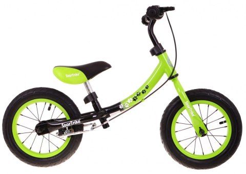 Rowerek biegowy dla dzieci Boomerang SporTrike Zielony Nauki jazdy + Zmienny układ ramy Rowerek biegowy dla dzieci Boomerang SporTrike Zielony Nauki jazdy + Zmienny układ ramy