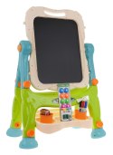 Tablica 2w1 magnetyczno-kredowa dla dzieci 3+ Akcesoria + Regulacja wysokości + Taboret + Półka + Pisaki Kreda Tablica 2w1 magnetyczno-kredowa dla dzieci 3+ Akcesoria + Regulacja wysokości + Taboret + Półka + Pisaki Kreda