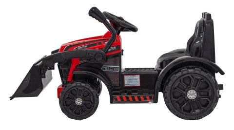 Traktor Spychacz G320 dla najmłodszych dzieci Czerwony + Ruchoma łyżka + Melodie + Klakson + Światła LED Traktor Spychacz G320 dla najmłodszych dzieci Czerwony + Ruchoma łyżka + Melodie + Klakson + Światła LED