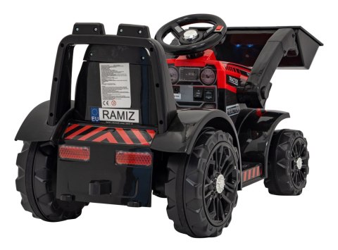 Traktor Spychacz G320 dla najmłodszych dzieci Czerwony + Ruchoma łyżka + Melodie + Klakson + Światła LED Traktor Spychacz G320 dla najmłodszych dzieci Czerwony + Ruchoma łyżka + Melodie + Klakson + Światła LED